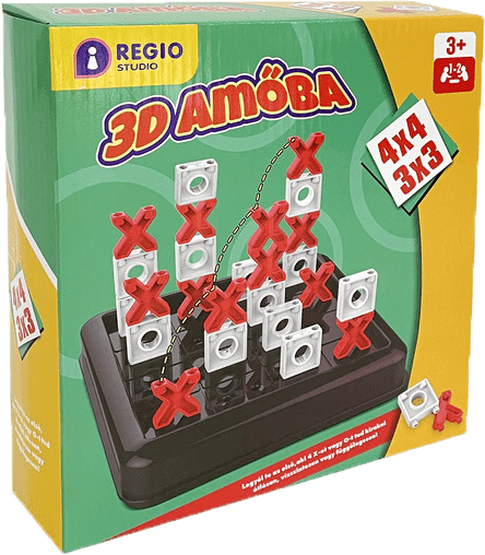 3D amőba - társasjáték 3+