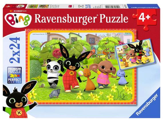 Ravensburger Puzzle 2x24 db - Bing és barátai