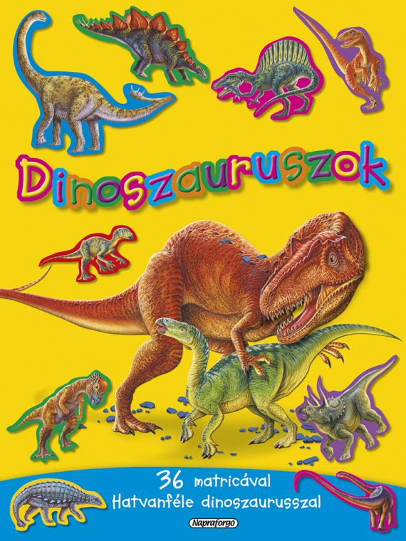 Dinoszauruszok 36 matricával, Hatvanféle dinoszaurusszal