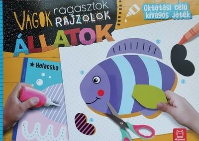 Vágok, ragasztok, rajzolok - Állatok