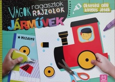 Vágok, ragasztok, rajzolok - Járművek