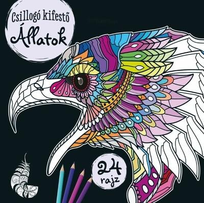 Állatok - Csillogó kifestők