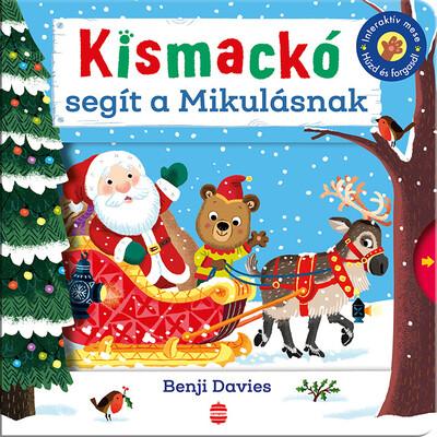 Kismackó segít a Mikulásnak §K