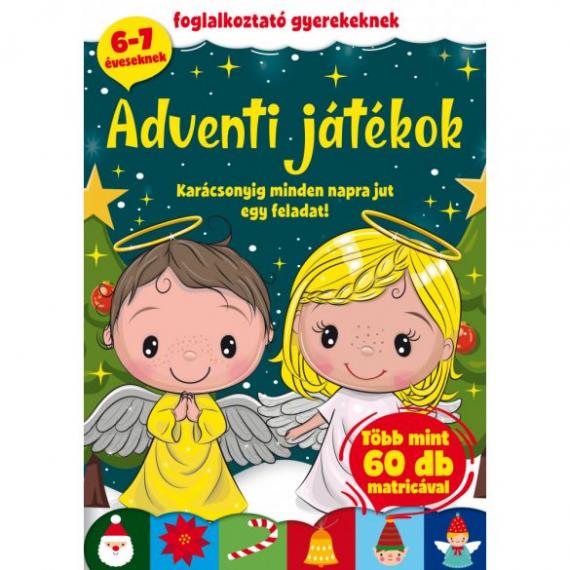 Adventi játékok - Több mint 60 matricával