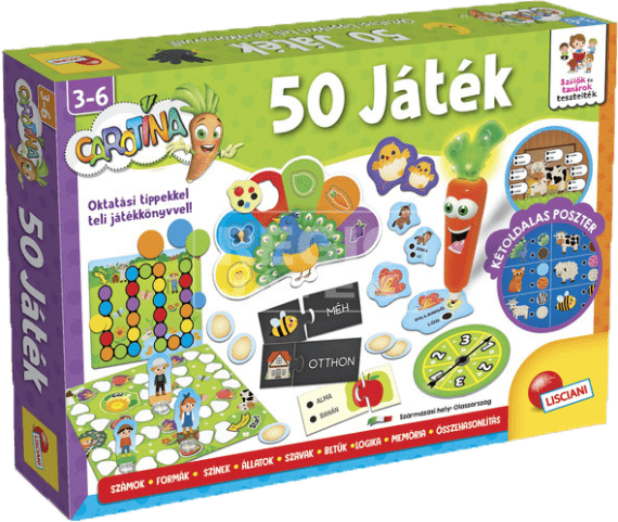 Carotina 50 játék