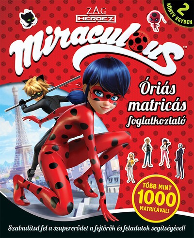 Miraculous - Óriás matricás foglalkoztató