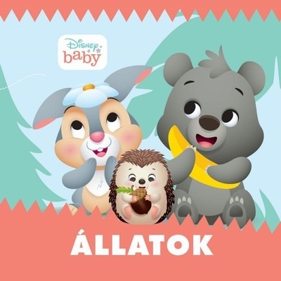 Disney Baby: Állatok - Zörgős textil könyv