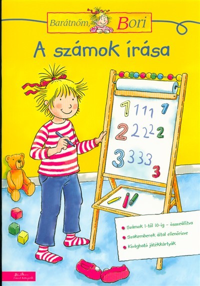 A számok írása - Barátnőm, Bori foglalkoztató