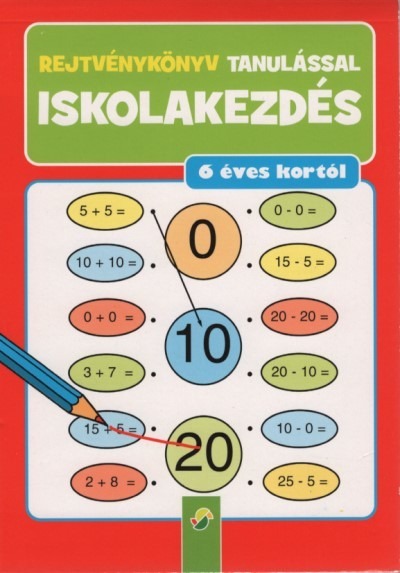 Rejtvénykönyv tanulással - Iskolakezdés 6 éves kortól