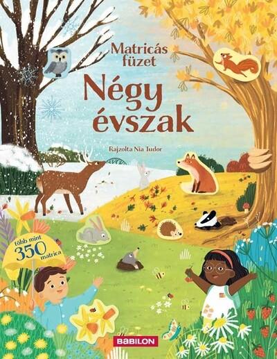 Matricás füzet - Négy évszak - Több mint 350 matrica