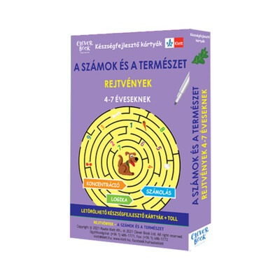 A számok és a természet - Rejtvények 4-7 éveseknek - Készségfejlesztő kártyák 4-7 éveseknek