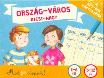 Ország-város, kicsi-nagy /4 az 1-ben kártyajáték