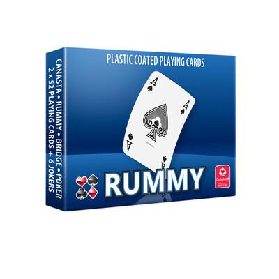 Rummy, dupla römi kártya, 110 lap