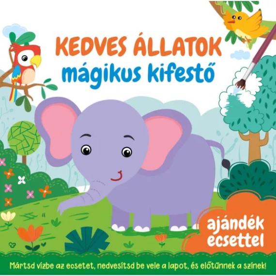 Kedves állatok - mágikus kifestő 