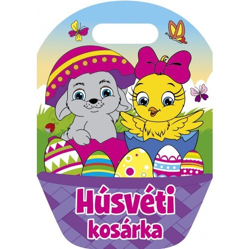 Húsvéti kosárka - kifestő