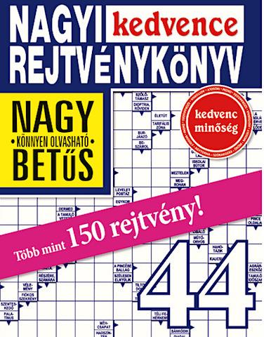 Nagyi kedvence Rejtvénykönyv 44.