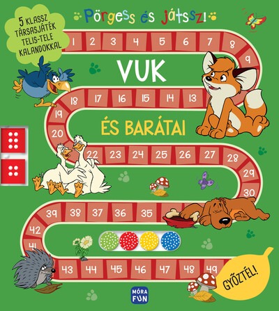 Pörgess és játssz! - Vuk és barátai - 5 klassz társasjáték telis-tele kalandokkal