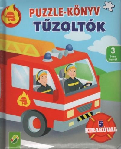 Puzzle könyv: Tűzoltók - 5 kirakóval