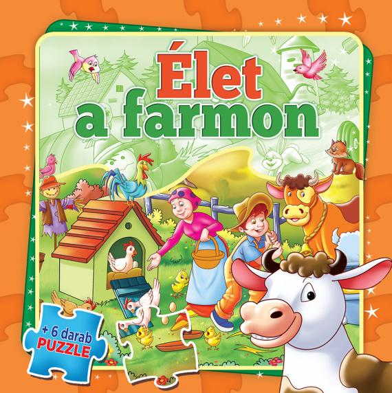 Élet a farmon 6 darabos puzzlekönyv