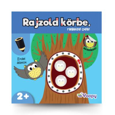 Rajzold körbe, ragaszd oda! - Erdei állatok