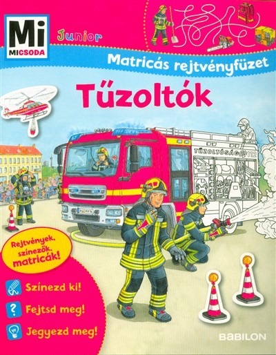 Tűzoltók - Mi MICSODA Junior matricás rejtvényfüzet