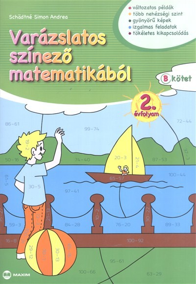 Varázslatos színező matematikából 2. évfolyam (b. kötet)