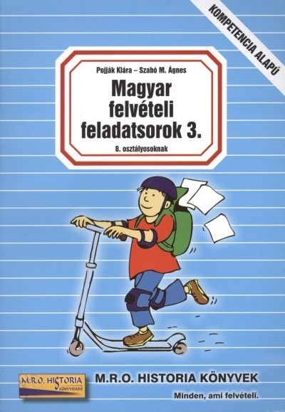 Magyar felvételi feladatsorok 3. - 8. osztályosoknak