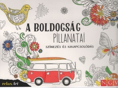 A boldogság pillanatai - Színezés és kikapcsolódás