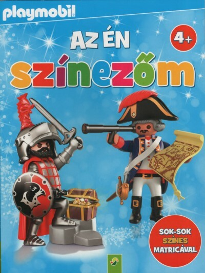 Playmobil: Az én színezőm - Sok-sok színes matricával (kék)