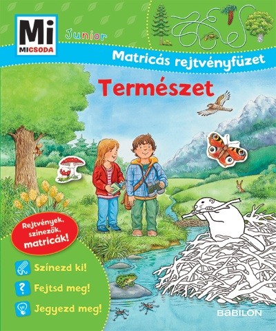 Természet - Mi MICSODA Junior matricás rejtvényfüzet