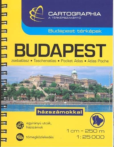 Budapest zsebatlasz (1:25 000) /Budapest térképek