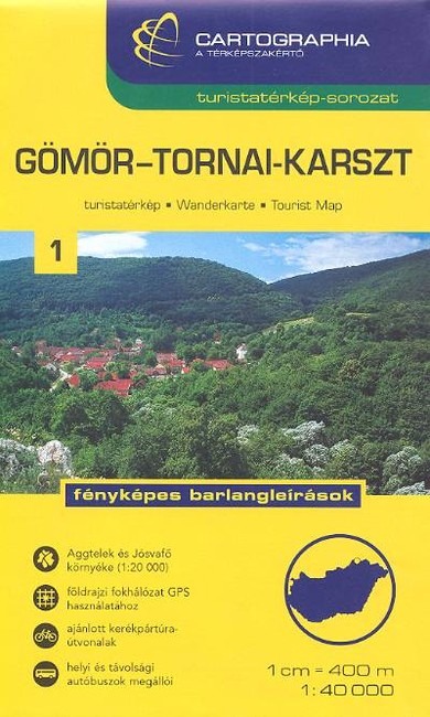 Gömör - Tornai-karszt - Turistatérkép-sorozat 1.