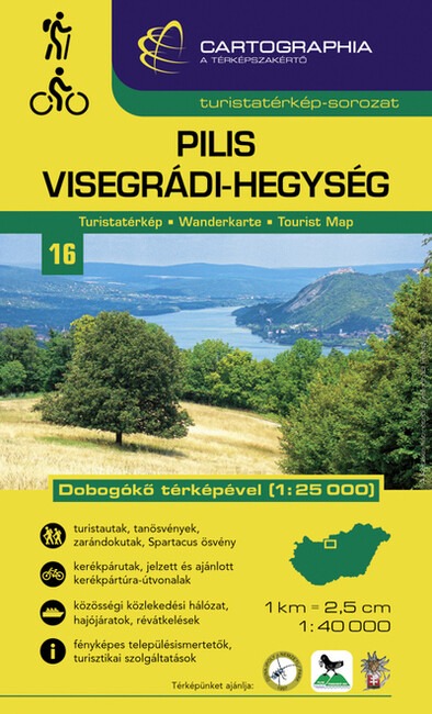 Pilis és Visegrádi-hegység - Turistatérkép-sorozat 16.