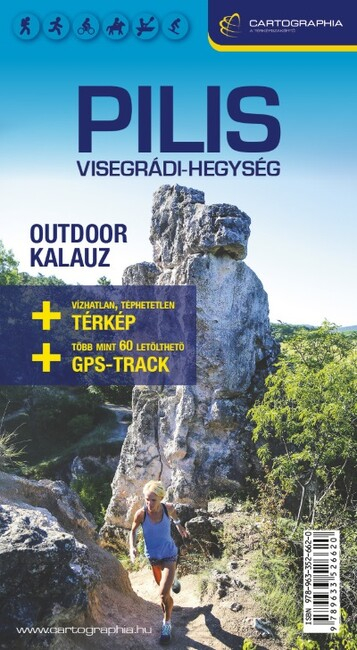 Pilis, Visegrádi-hegység - 4in1 outdoor kalauz és turista-kerékpáros és lovas térkép