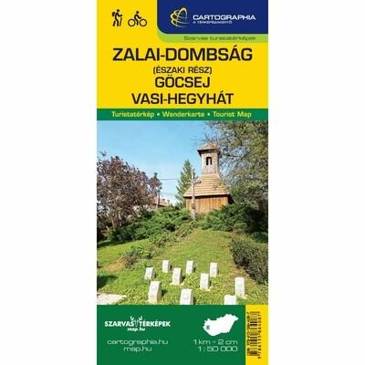 Zalai-dombság északi rész turistatérkép 1:50 000