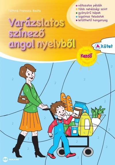 Varázslatos színező angol nyelvből - Kezdő - A kötet