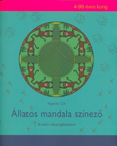 Állatos mandala színező - Kreatív készségfejlesztő