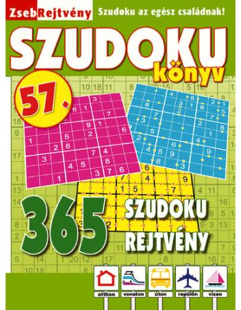 Szudoku zsebrejtvény 57.